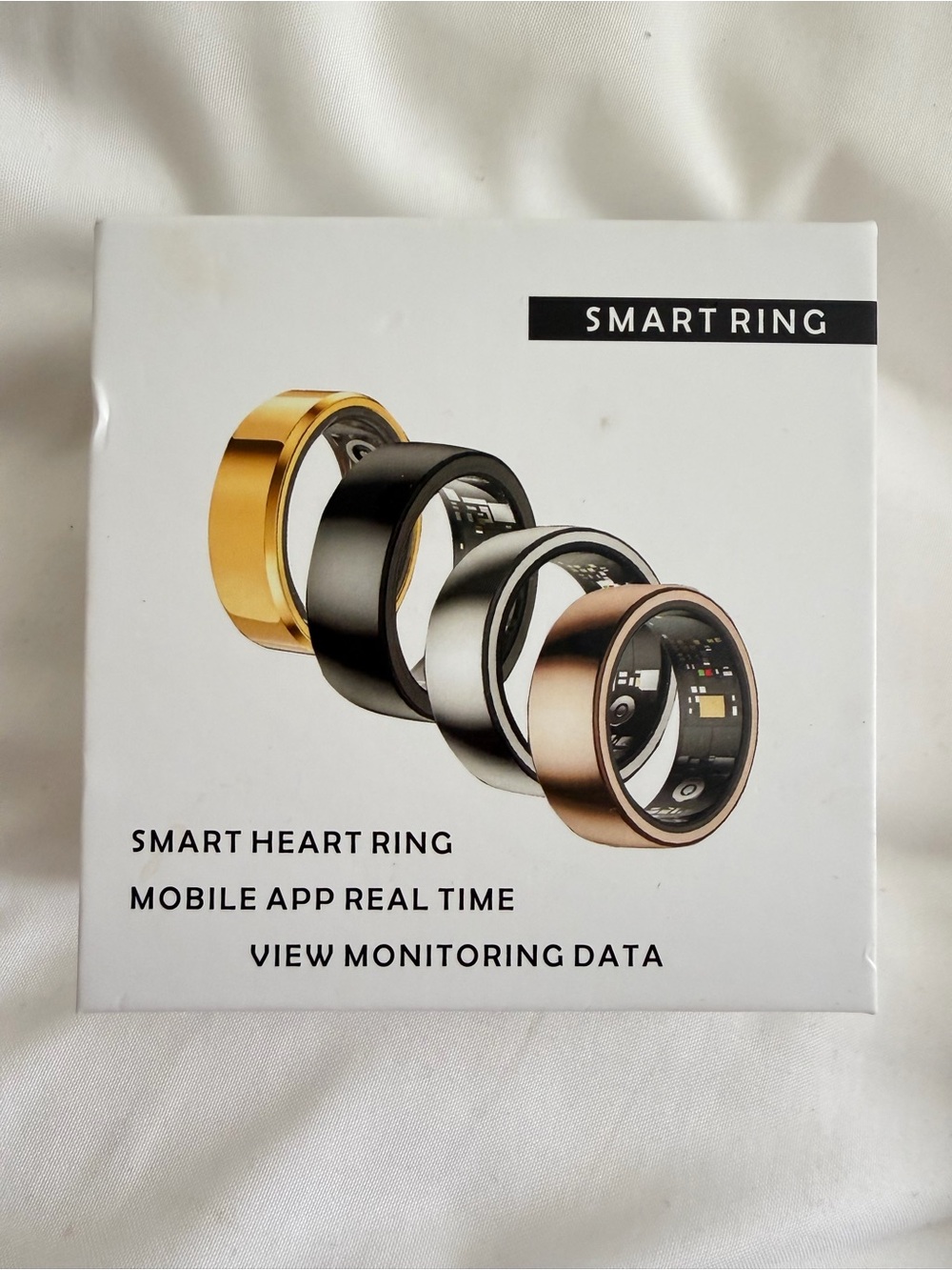 Smart Ring Health Tracker - Gold size 7